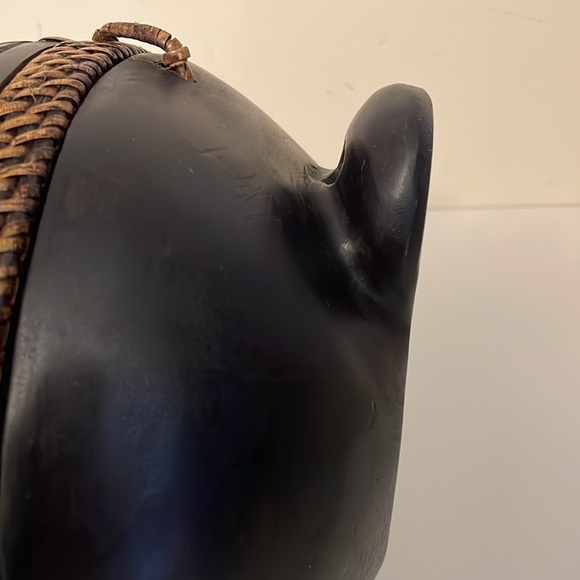 Wooden Carved Face Bowl/Box - Picture 10 of 12